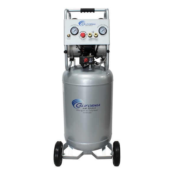 Ultra Quiet & Oil-Free Continuous Run 2.0 Hp 20 Gallon Air Compressor
